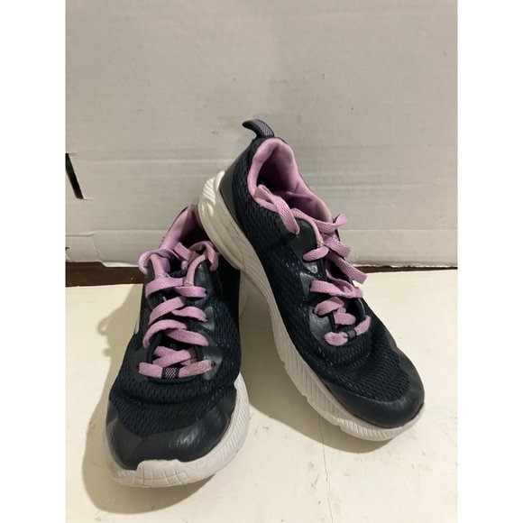 SKECHERS KIDS GIRLS SHOES SIZE 2 MEMORY FOAM BRIGHTS NAVY  sneaker shoes - Picture 1 of 8
